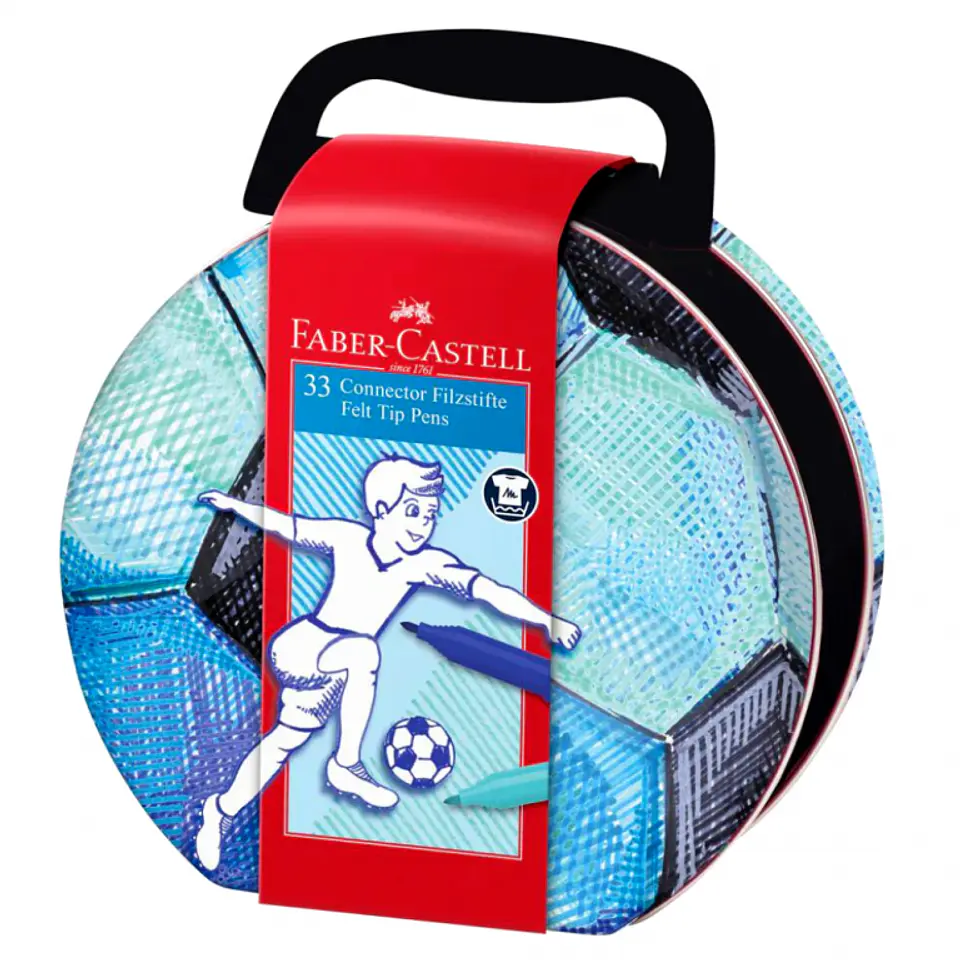 Maletín Marcadores Fútbol - Faber Castell 1