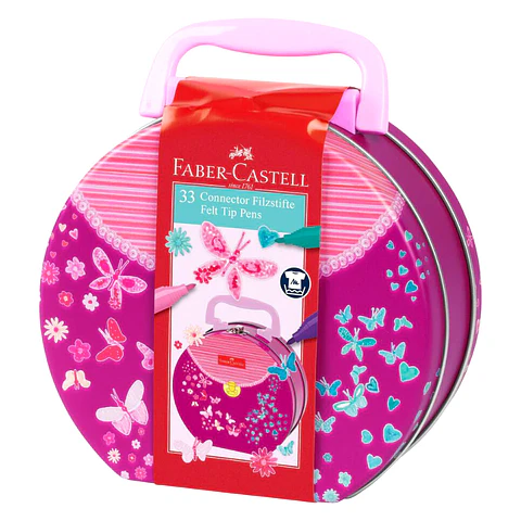 Maletín Marcadores Mariposas - Faber Castell