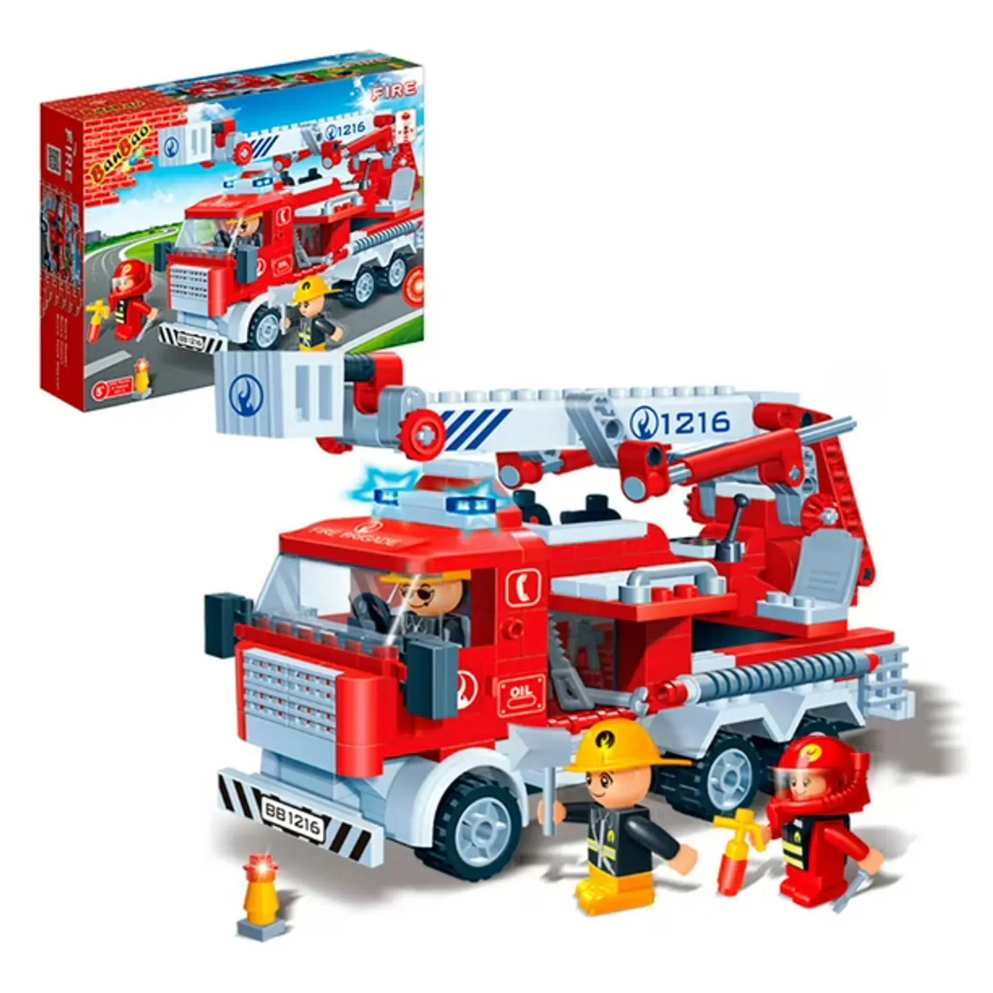 Bloques de Construcción Camión de Bomberos - BanBao 2