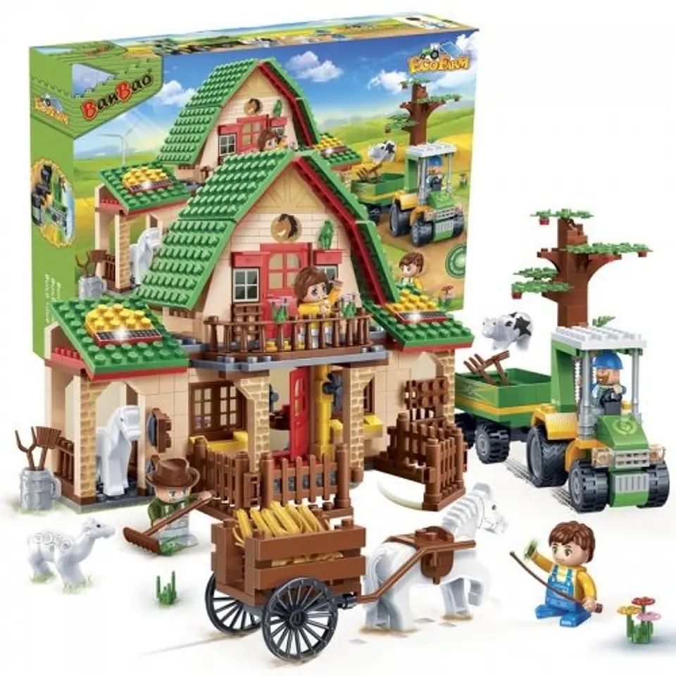 Bloques de Construcción Granja Eco - BanBao 2
