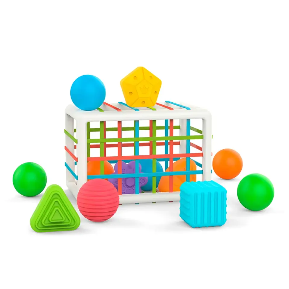 Cubo de Encaje Sensorial Rectángular - Huanger 2