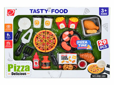 Set de Pizza y Comida Rápida - Baby Dominga