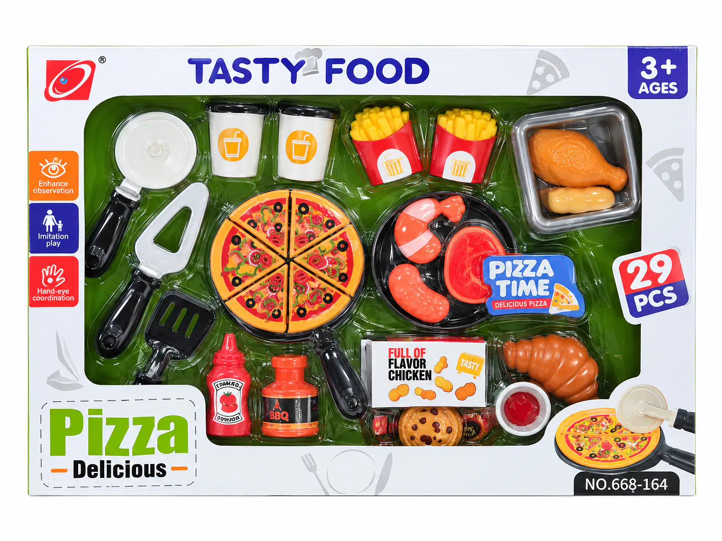 Set de Pizza y Comida Rápida - Baby Dominga 1
