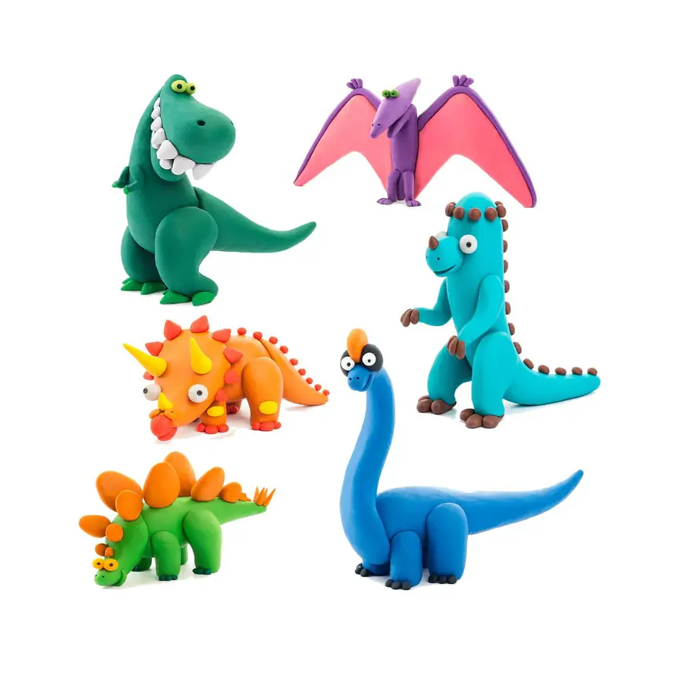 Masas para Moldear Dinosaurios - Hey Clay 2