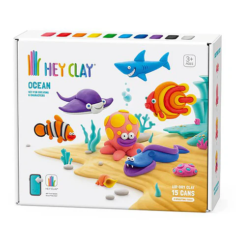 Masas para Moldear Océano - Hey Clay