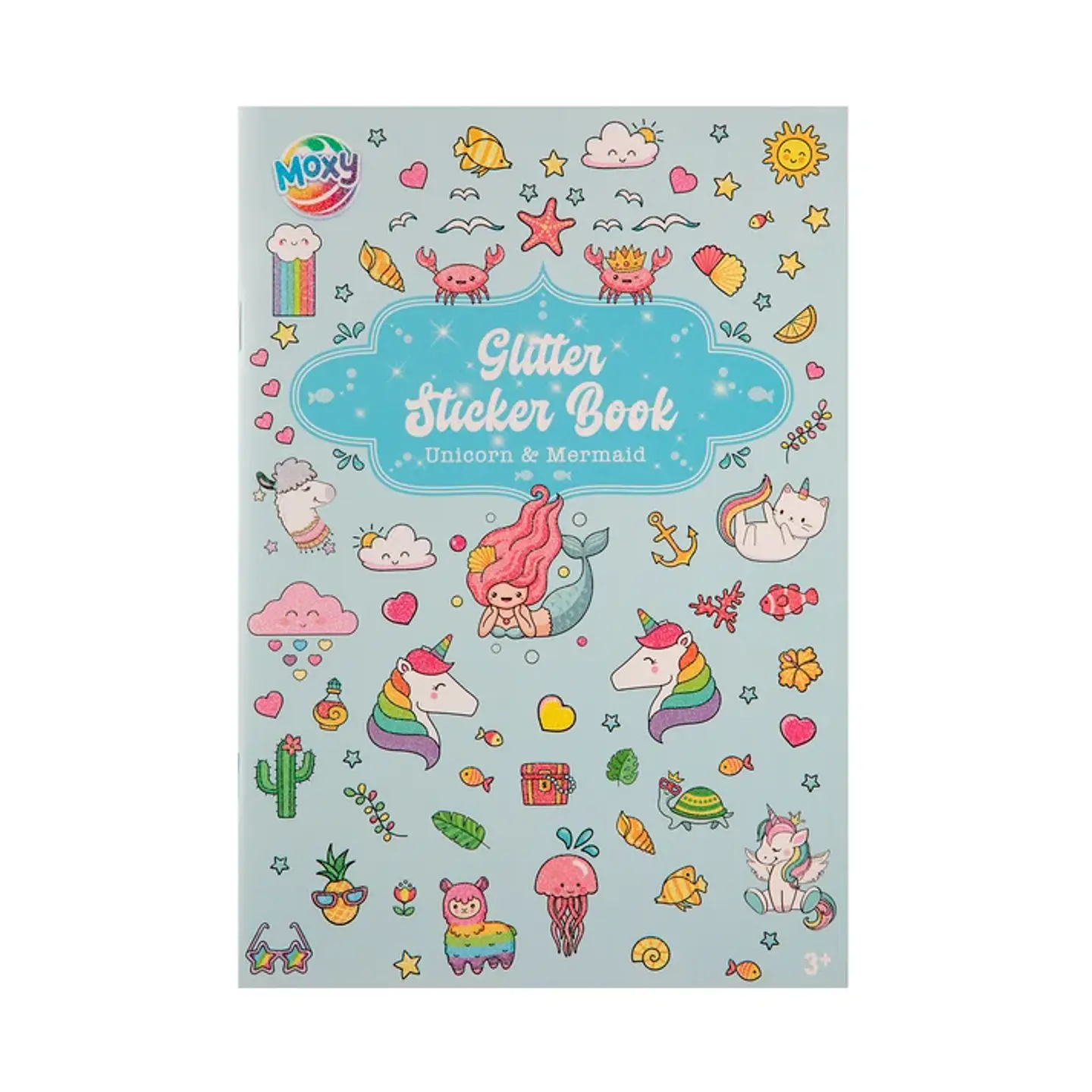 Libro de Stickers Glitter Unicornios y Sirenas – Moxy 1