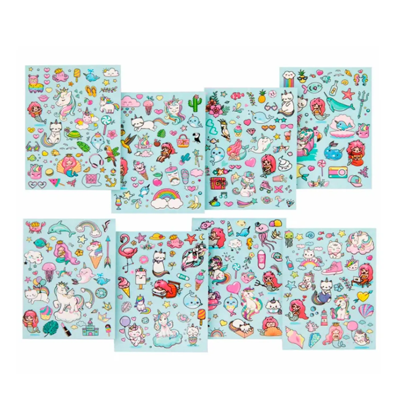 Libro de Stickers Glitter Unicornios y Sirenas – Moxy 2