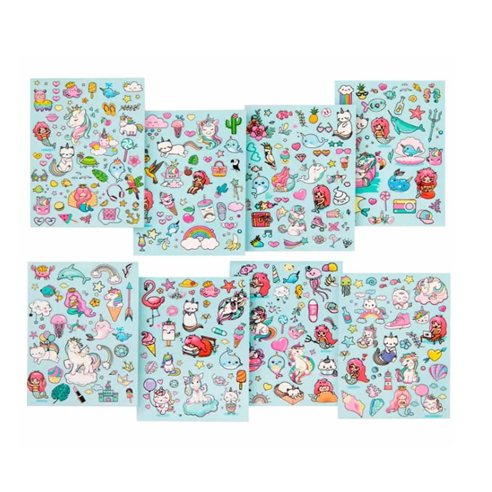 Libro de Stickers Glitter Unicornios y Sirenas – Moxy 2