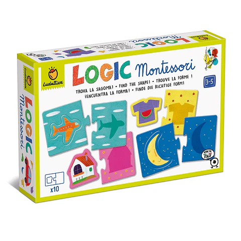 Puzzle Montessori Encuentra la Forma – Ludattica