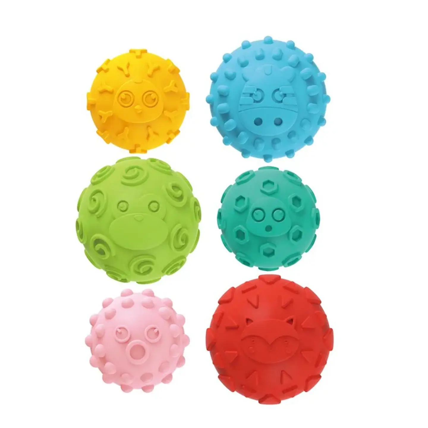Pelotas Sensoriales con Textura 6 piezas - Huanger 3
