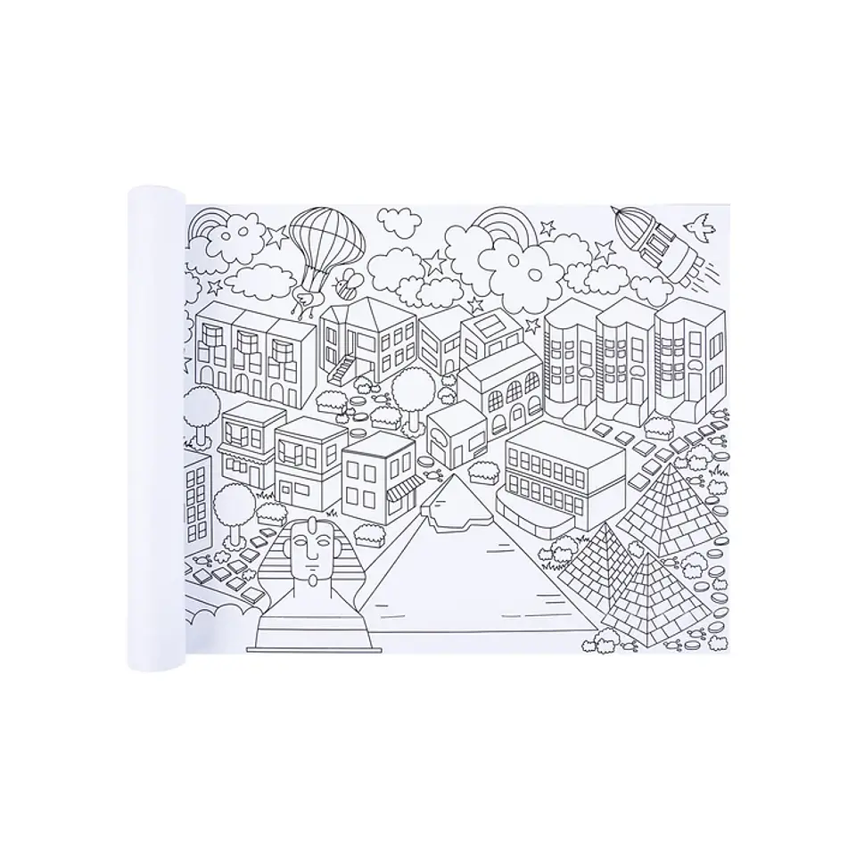 Póster para Pintar Ciudades del Mundo - Tooky Toy 3