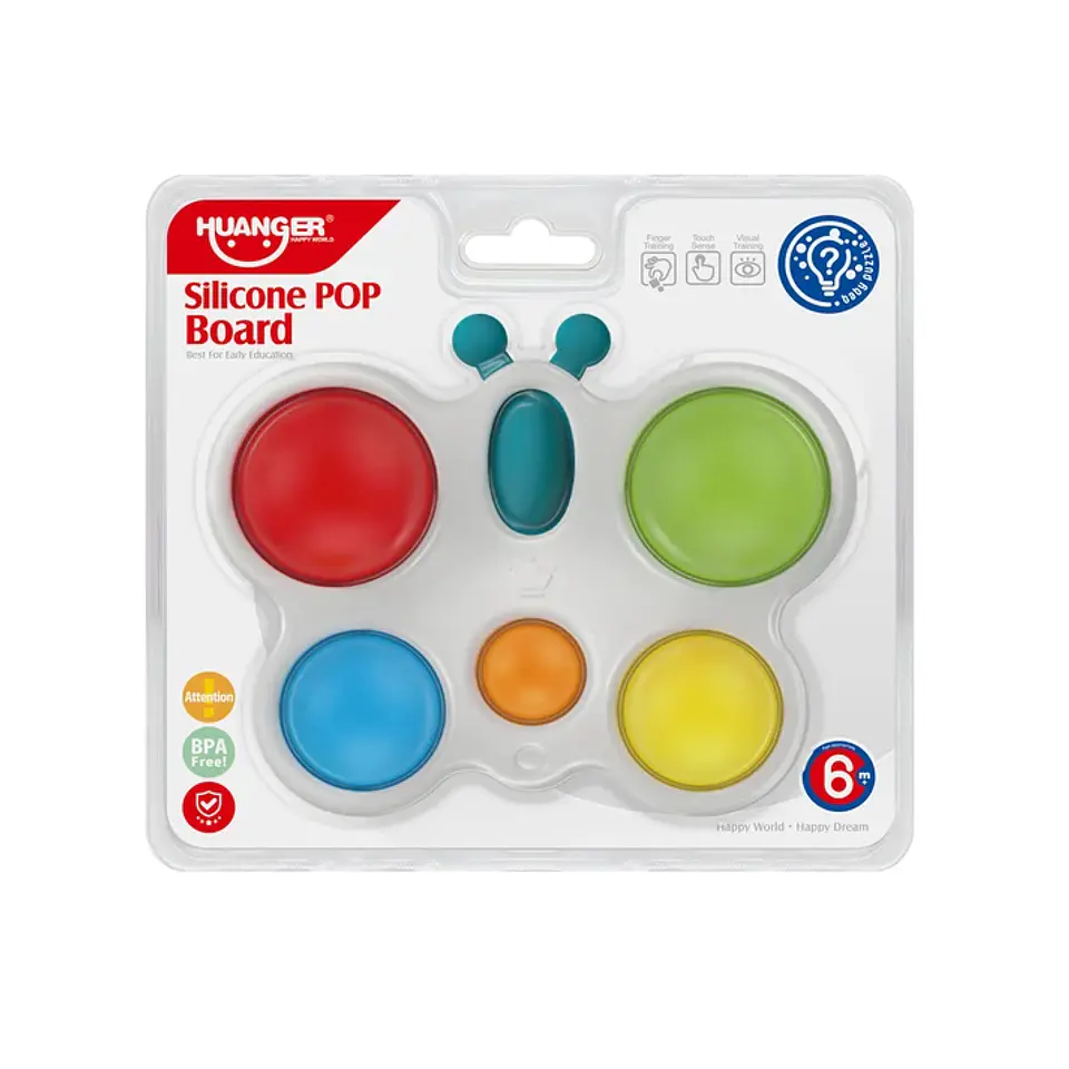 Tablero Apretable de Silicona Mariposa - Huanger 1
