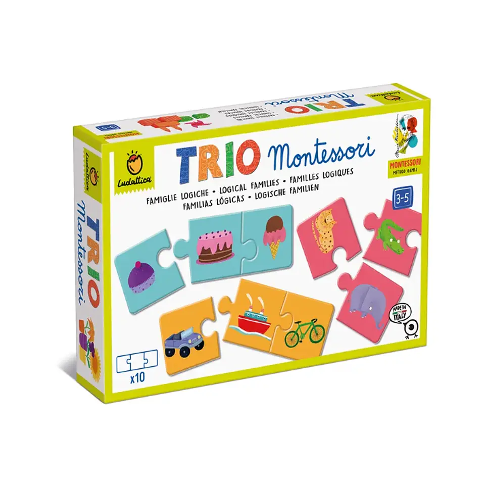 Trío Montessori Familias Lógicas - Ludattica 1