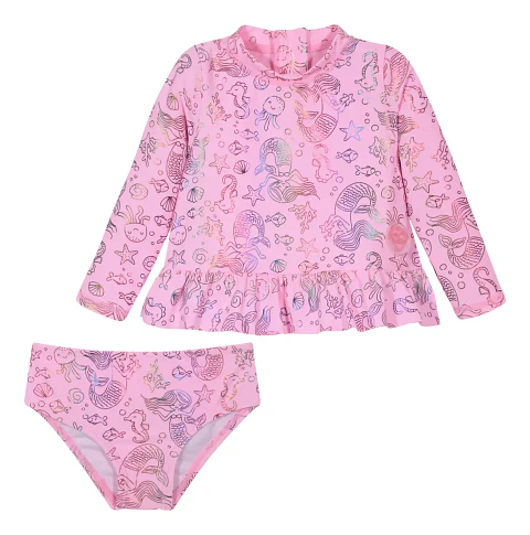 Traje de Baño 2 Piezas Rosado Sirena - H20 Wear