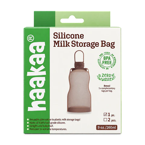 Bolsa de Silicona para Almacenar Leche 260 ml – Haakaa