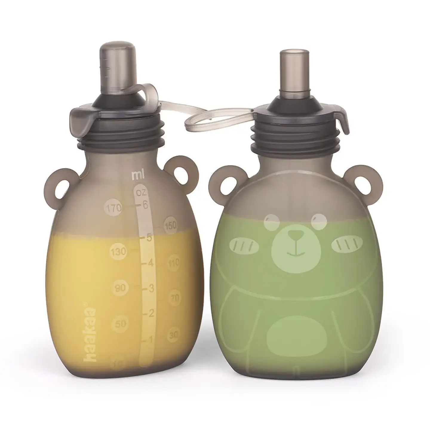 Pouch de Silicona Happii Bear 170 ml – Haakaa 4