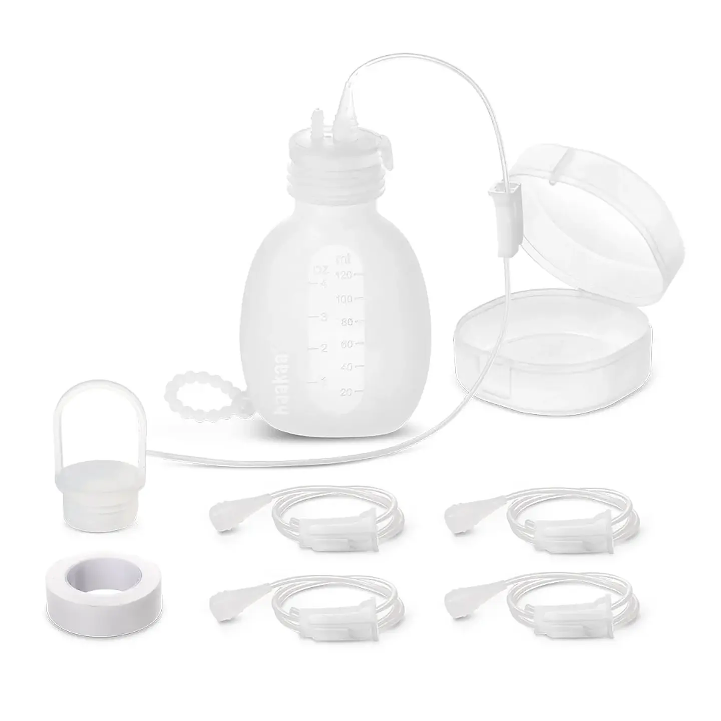 Sistema de Alimentación Suplementaria con Sonda y Pouch – Haakaa 4
