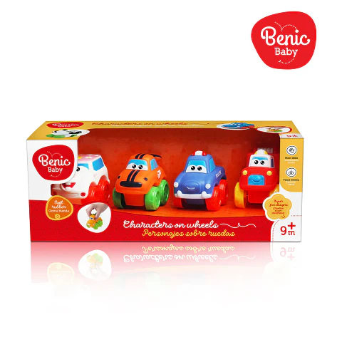 Set 4 Autitos con Caritas – HFC Toys