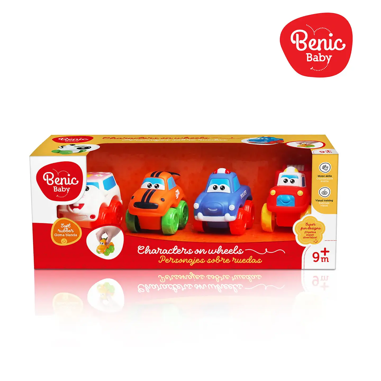 Set 4 Autitos con Caritas – HFC Toys 1