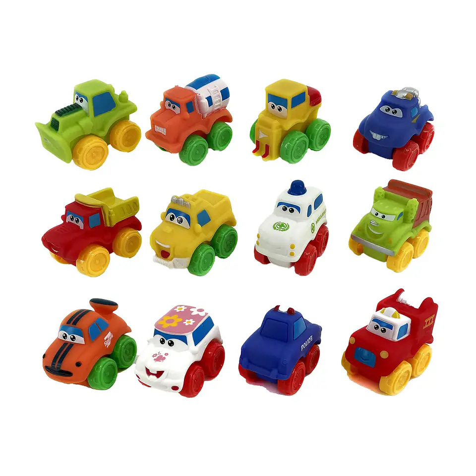 Set 4 Autitos con Caritas – HFC Toys 2