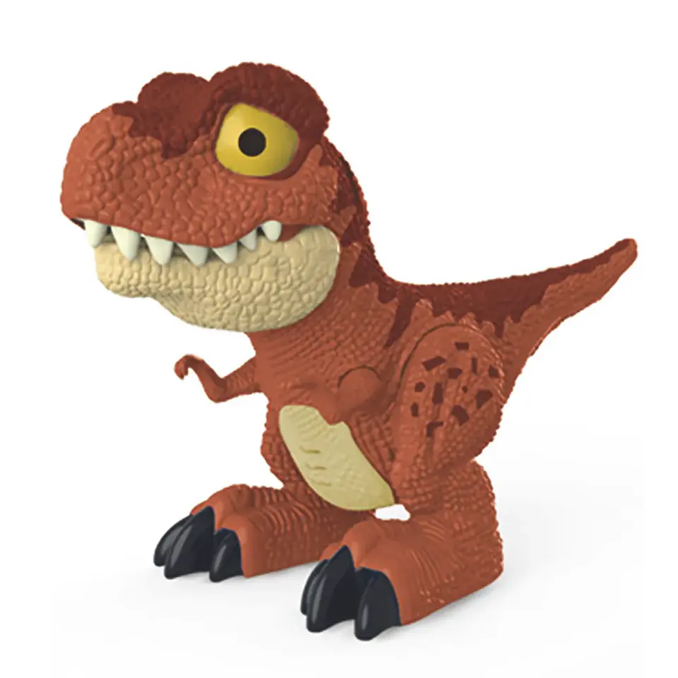 Dinosaurio Rugidos Extremos con Vapor, Luz y Sonido Café - HFC Toys 2