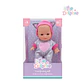 Muñeca Bebé Perfumada 23 cm Pijama de Gato – Little Dolphie - Miniatura 1