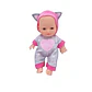 Muñeca Bebé Perfumada 23 cm Pijama de Gato – Little Dolphie - Miniatura 2