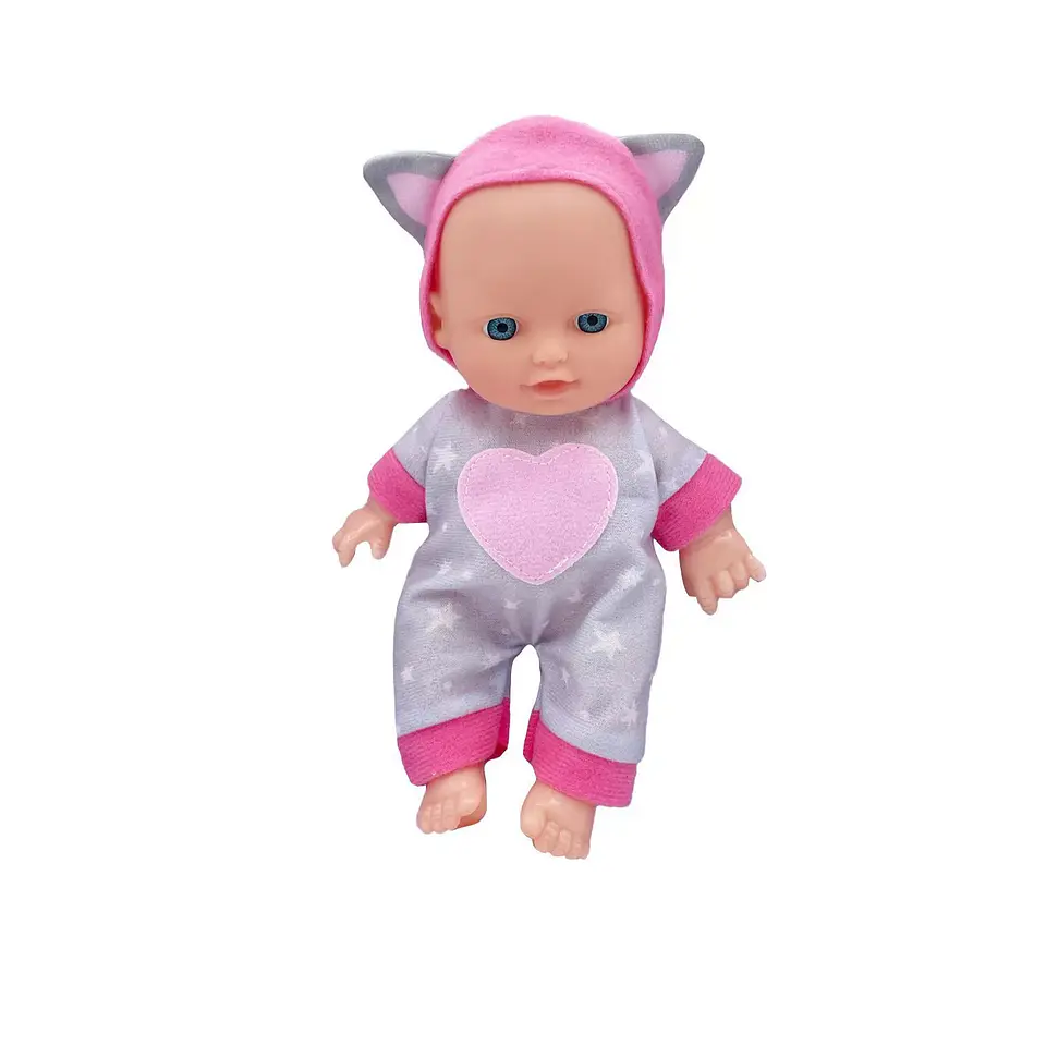Muñeca Bebé Perfumada 23 cm Pijama de Gato – Little Dolphie 2
