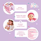 Muñeca Bebé con Cuna y Manta 29 cm – Little Dolphie - Miniatura 3