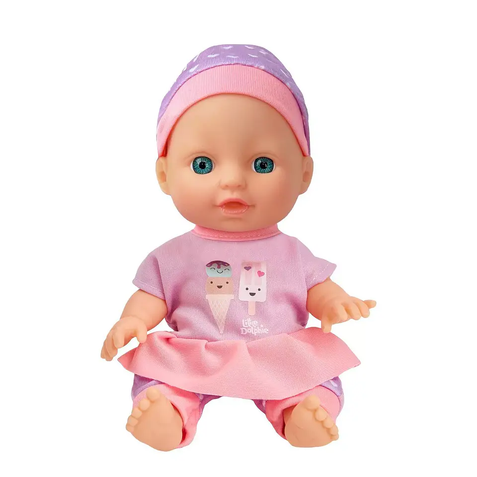 Muñeca Bebé Con Accesorios para Alimentar 23 cm – Little Dolphie 3