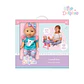 Muñeca Bebé con Silla, Mamadera y Accesorios 29 cm – Little Dolphie - Miniatura 1
