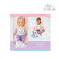 Muñeca Bebé con Mecedora Unicornio y Sonajero 29 cm – Little Dolphie - Miniatura 1