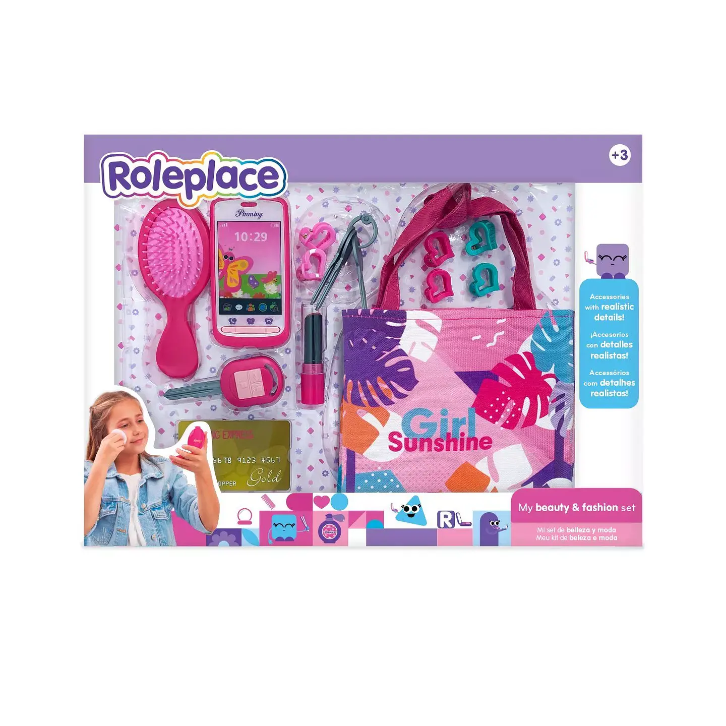 Set de Belleza Infantil con Bolso y Accesorios de Moda - HFC Toys 1
