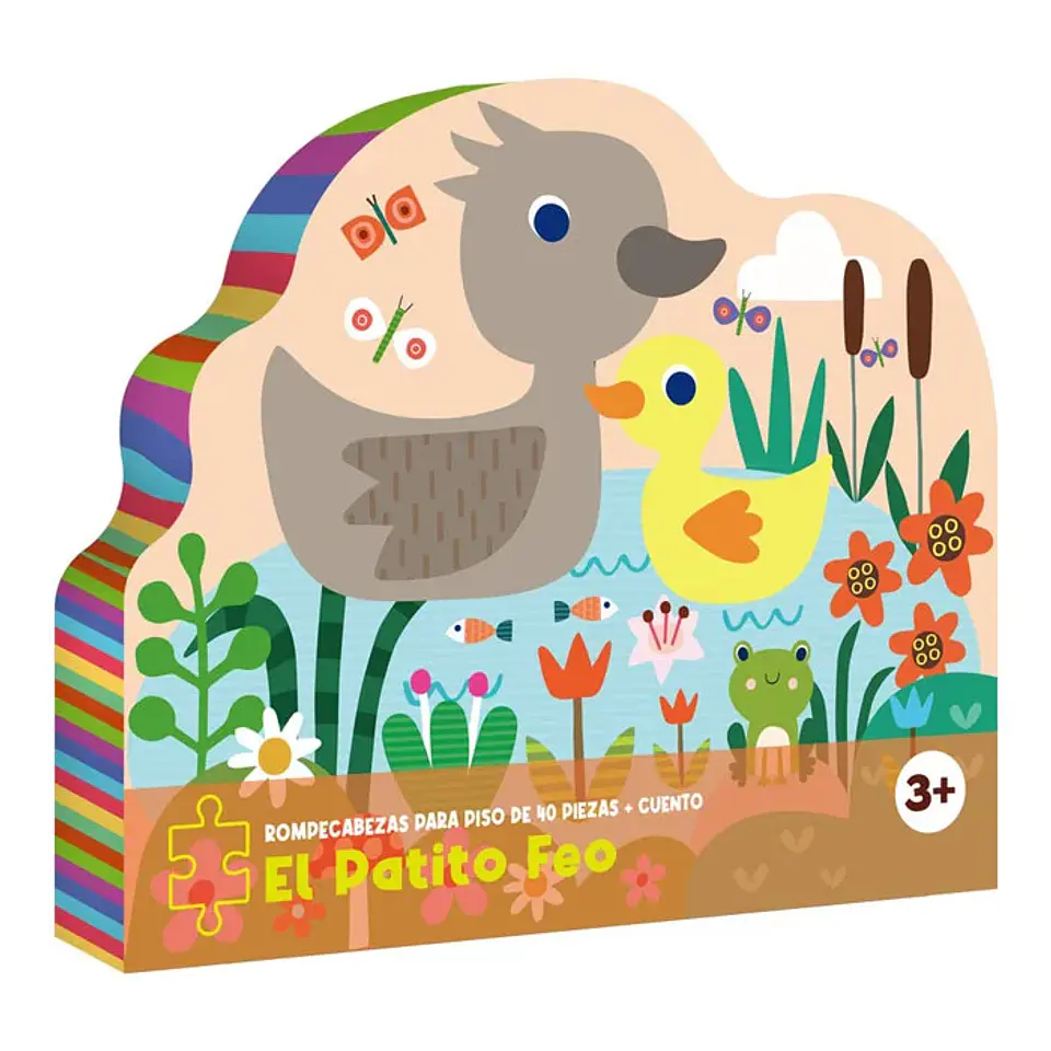 El Patito Feo – Rompecabezas para Piso + Cuento – Lexus 1