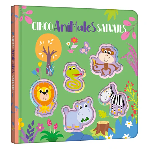 Cinco Animales Salvajes – Troquelados y Textura – Lexus