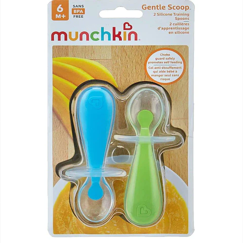 Set de 2 Cucharas de Silicona Gentle Scoop – Munchkin