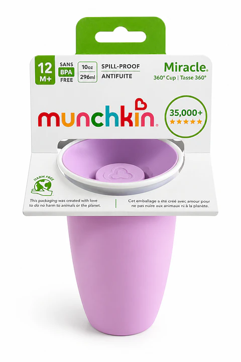 Vaso Antiderrame Miracle 360° Sippy Cup - Munchkin