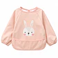 Babero Impermeable de Niña Conejo Rosado – Opaline - Miniatura 1