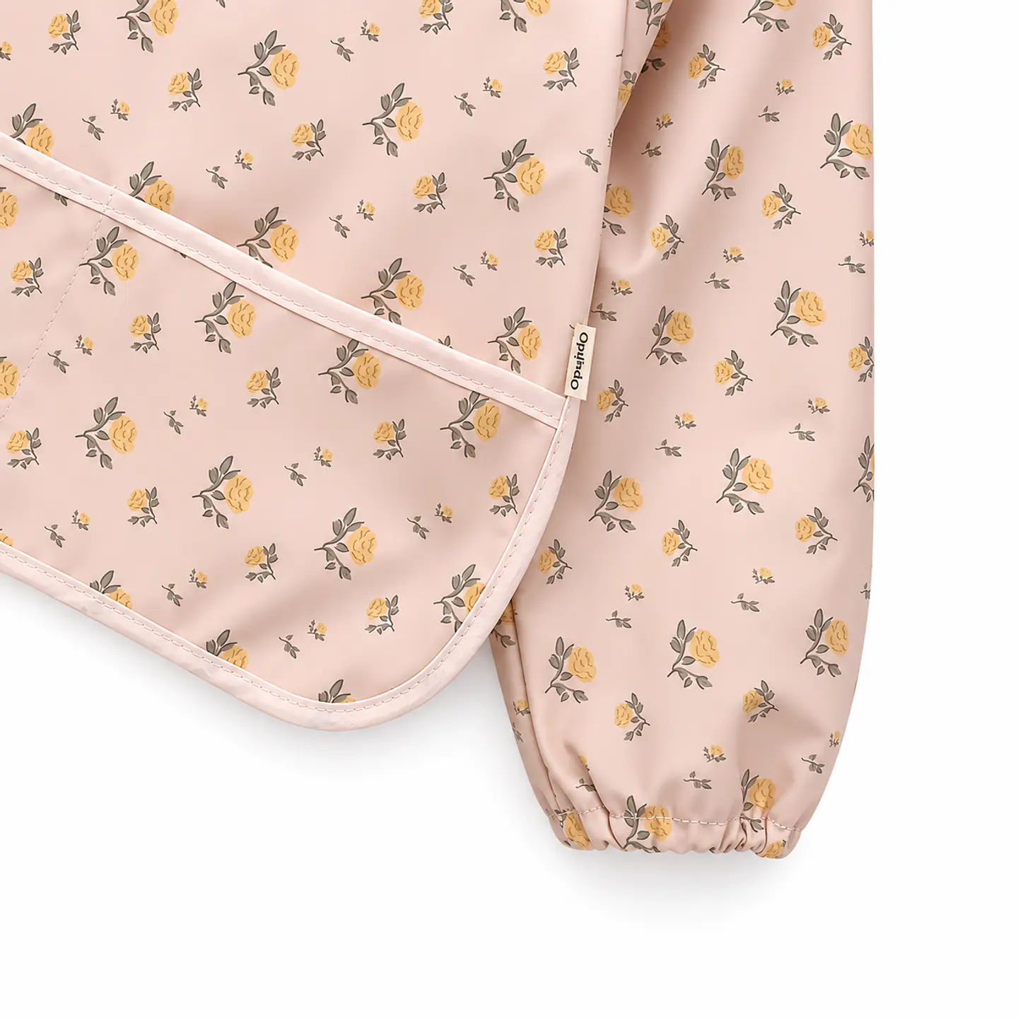 Babero Delantal Rosado Flores – Opaline 2