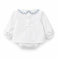 Body Blusa Blanca Bebé Niña – Opaline - Miniatura 3