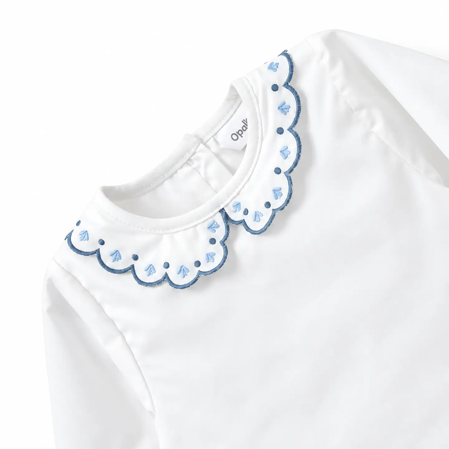 Body Blusa Blanca Bebé Niña – Opaline 4