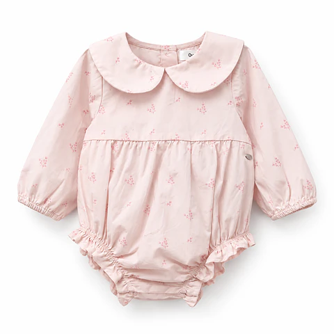 Bombacho Manga Larga Rosado Bebé Niña – Opaline