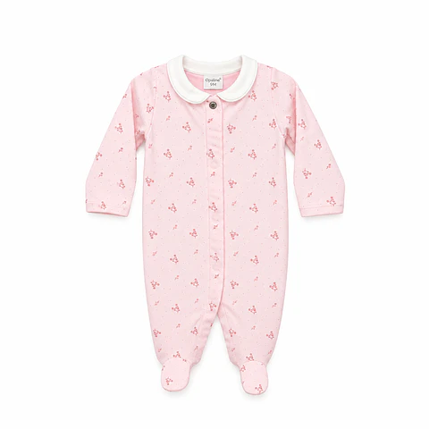 Enterito Rosado Bebé Niña – Opaline