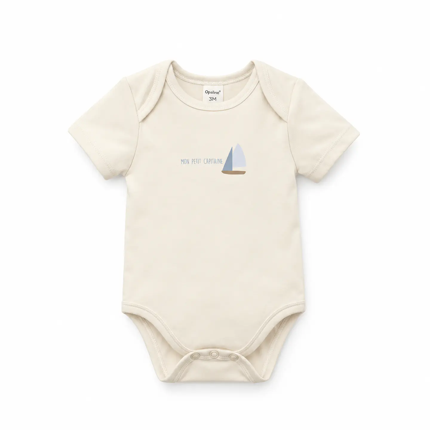 Conjunto 3 Piezas Polerón, Body y Pantalón Azul Bebé Niño – Opaline 3