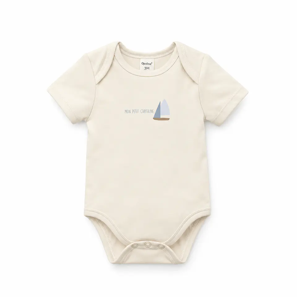 Conjunto 3 Piezas Polerón, Body y Pantalón Azul Bebé Niño – Opaline 3