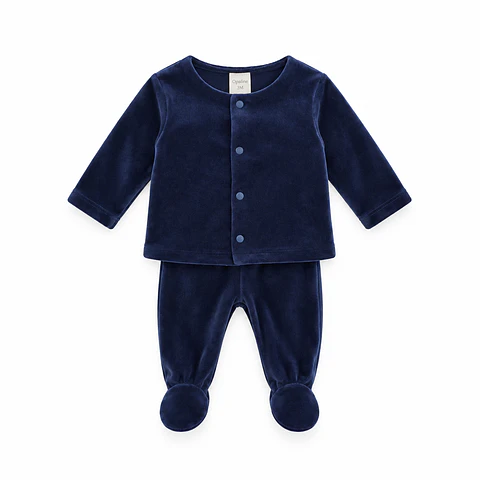 Conjunto Clemente Bebé Azul Plush – Opaline