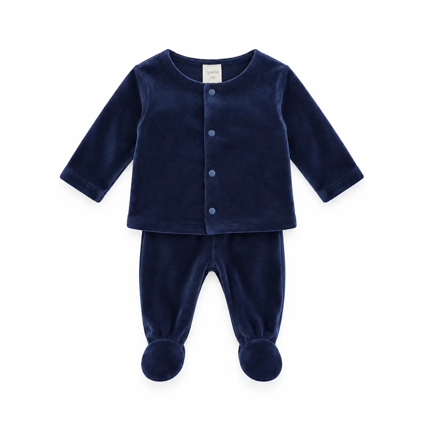 Conjunto Clemente Bebé Azul Plush – Opaline 1