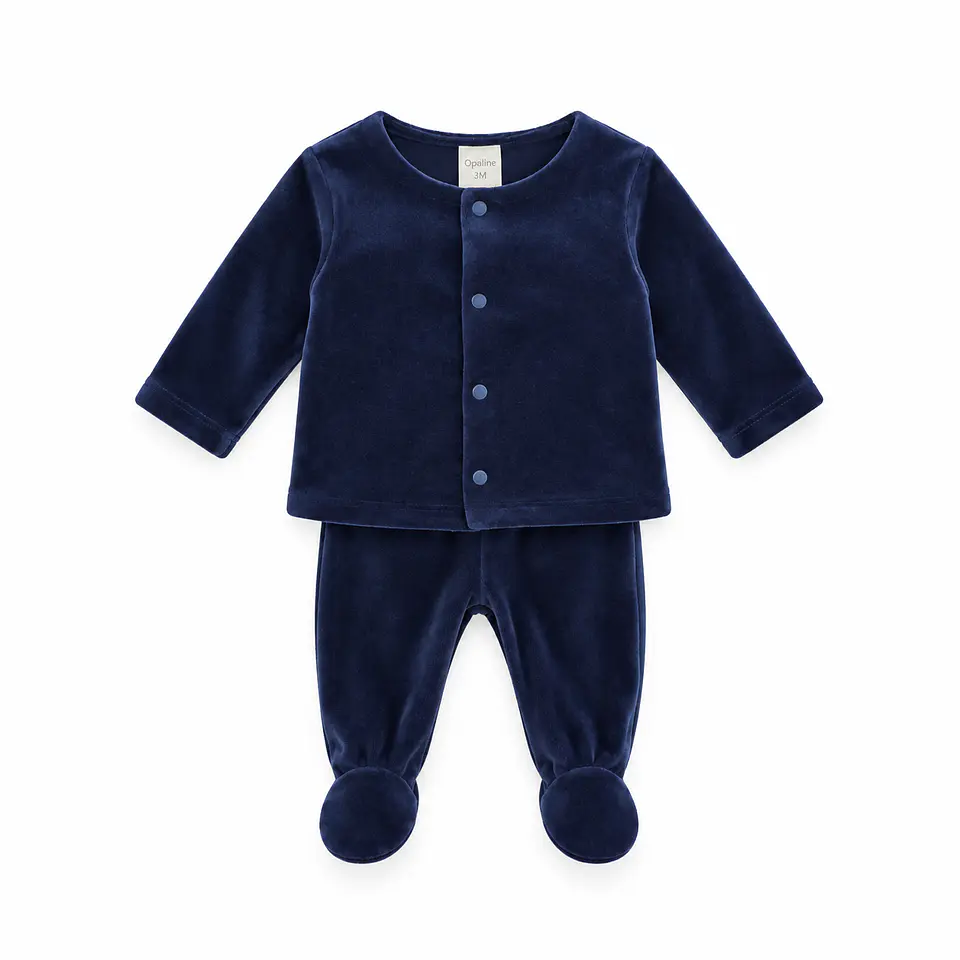 Conjunto Clemente Bebé Azul Plush – Opaline 1