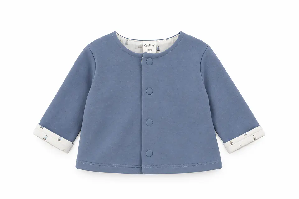 Conjunto Polerón y Pantalón Azul Bebé Niño – Opaline 2