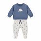 Conjunto Polerón Ballena y Pantalón Azul Bebé Niño – Opaline - Miniatura 1